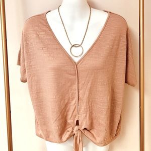 Dusky Pink Top by monk & Lou